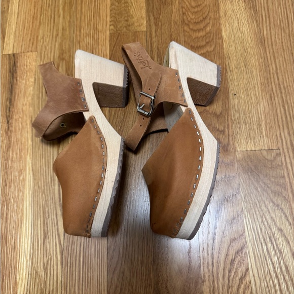 Lotta from Stockholm Highwood Brown Clogs in Oiled Nubuck size 39/8.5 - Picture 3 of 16